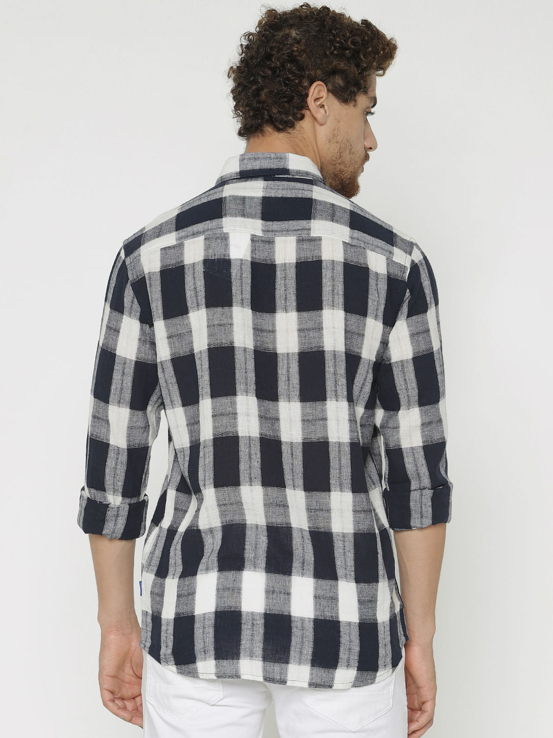 Blue Checks Full Sleeves Shirt