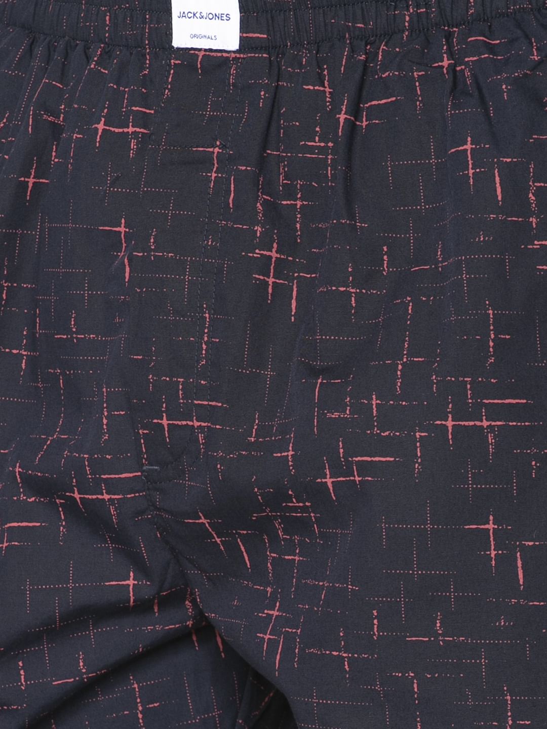 Navy Blue Printed Boxers