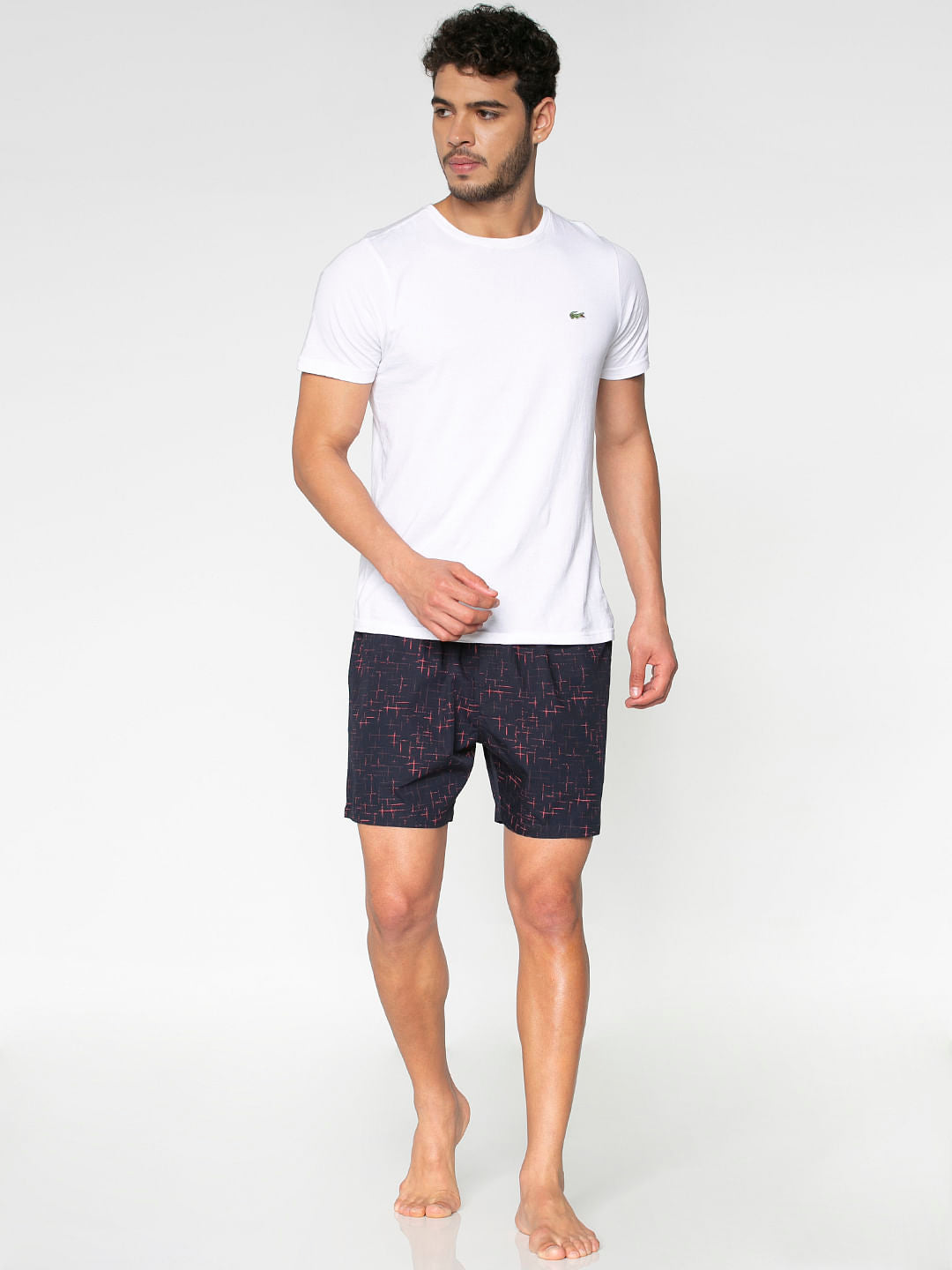Navy Blue Printed Boxers