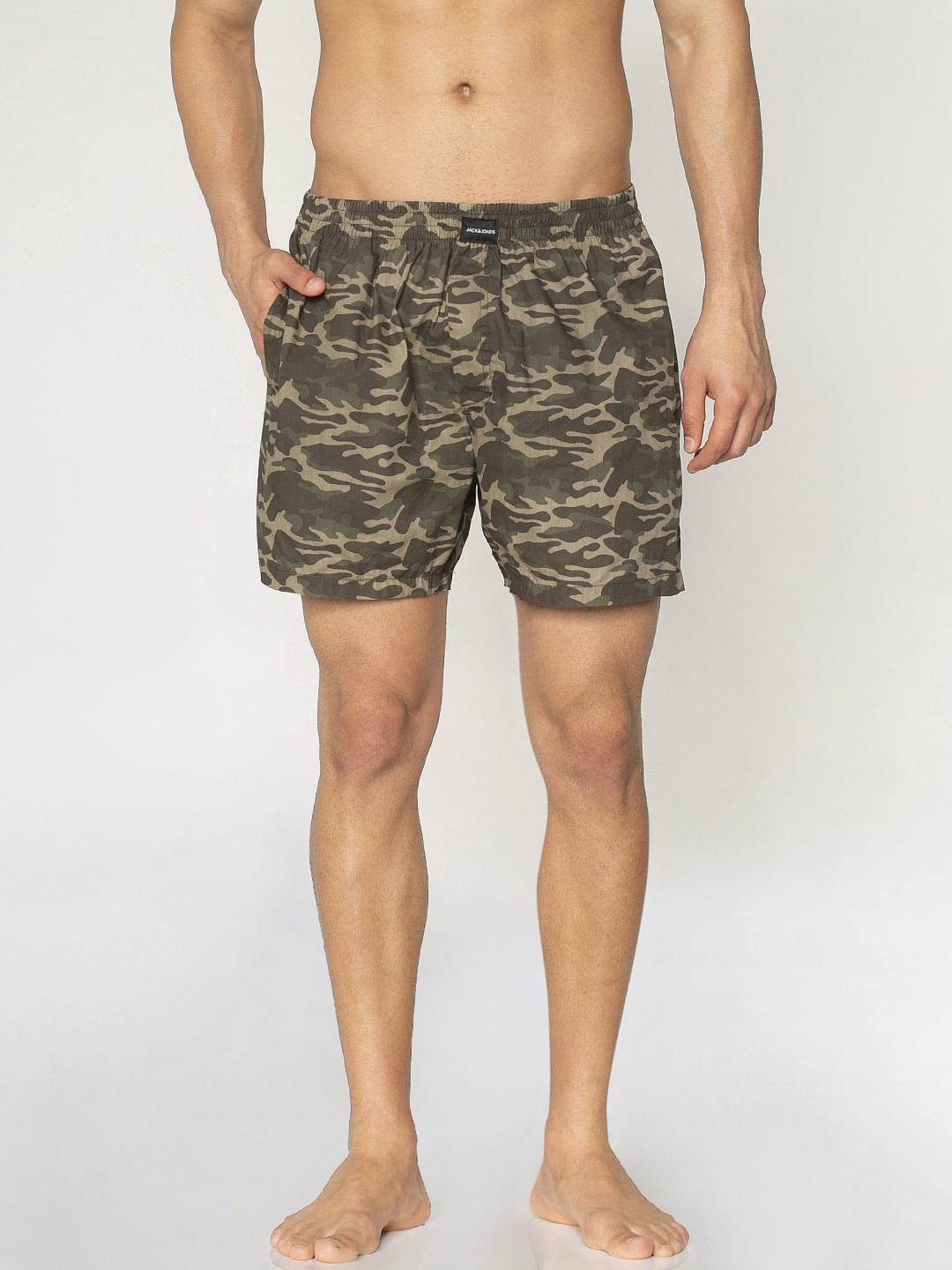 Camo Print Boxers