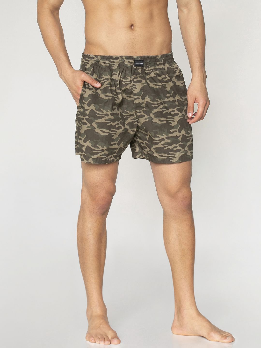 Camo Print Boxers