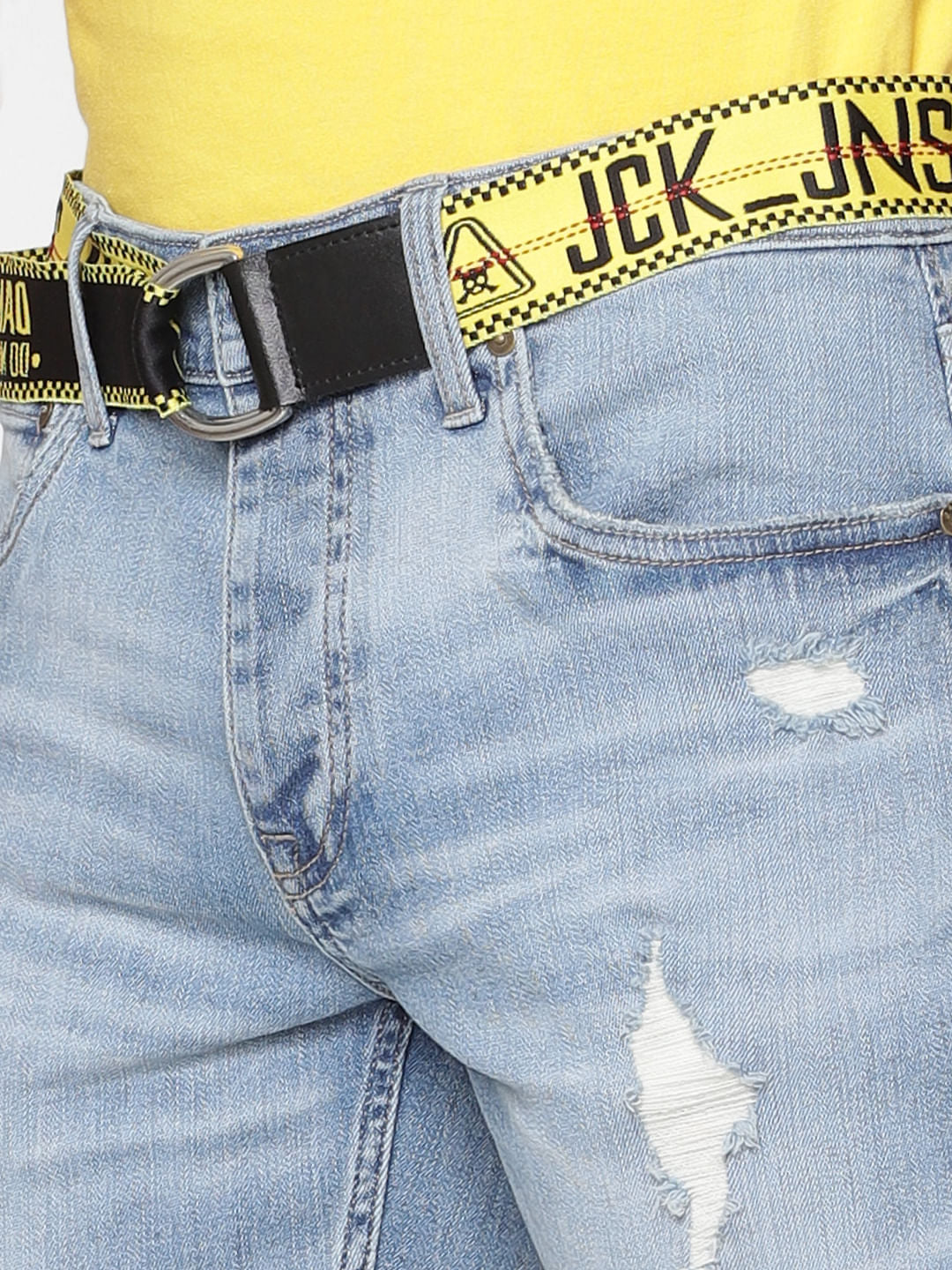 Light Blue Ripped Tim Anti Fit Jeans