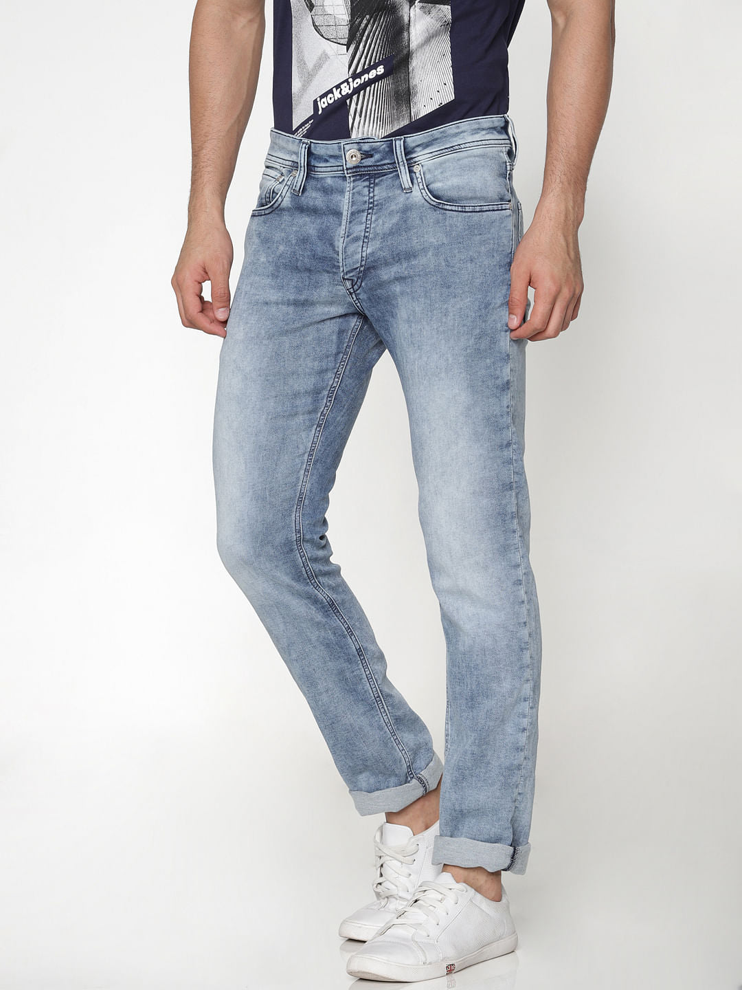 Light Blue Slim Fit Glenn Slim Fit Jeans