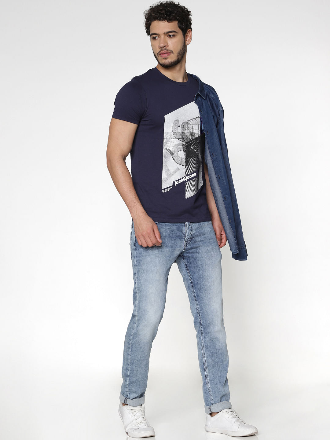 Light Blue Slim Fit Glenn Slim Fit Jeans
