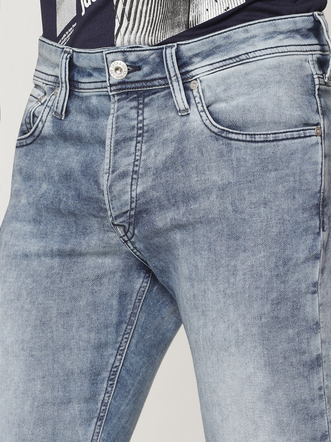 Light Blue Slim Fit Glenn Slim Fit Jeans