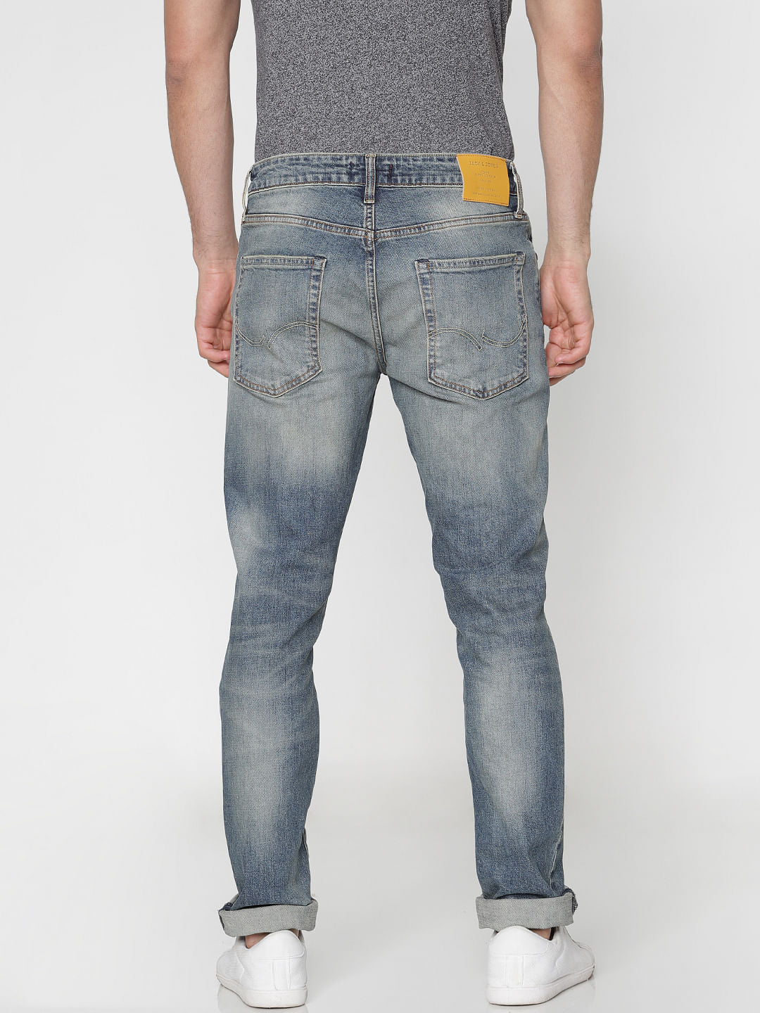 Blue Faded Tim Anti Fit Jeans