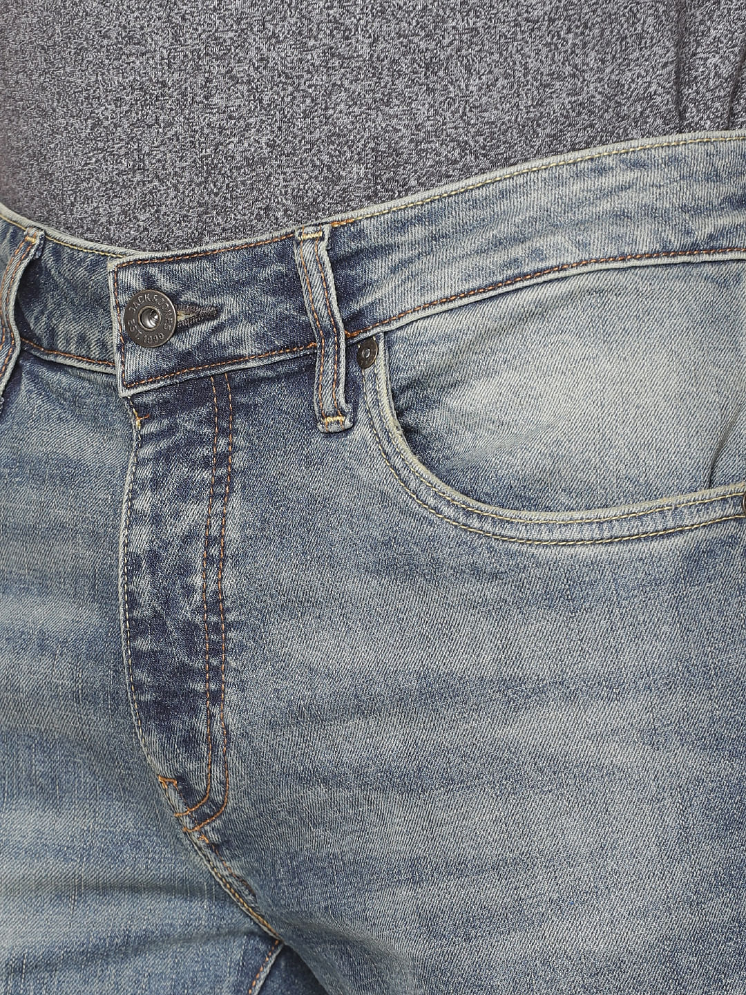Blue Faded Tim Anti Fit Jeans