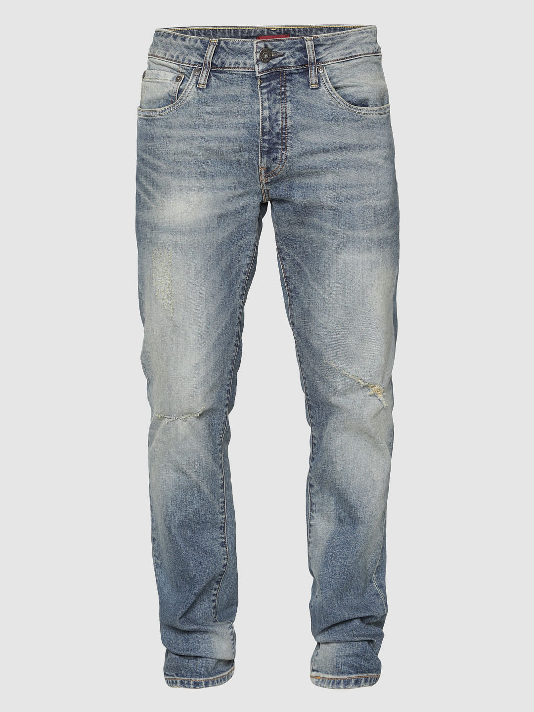 Blue Faded Tim Anti Fit Jeans