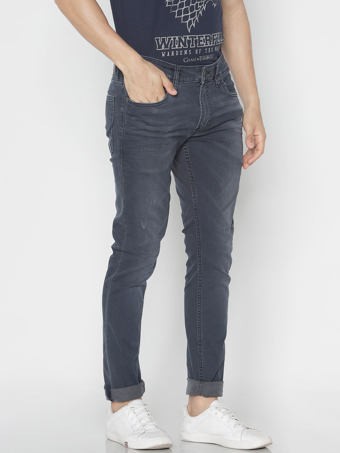 Blue Liam Skinny Fit Jeans
