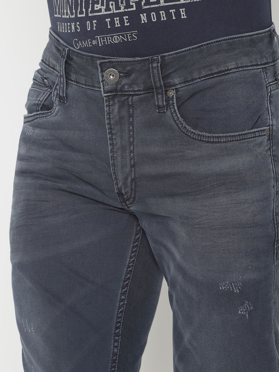 Blue Liam Skinny Fit Jeans