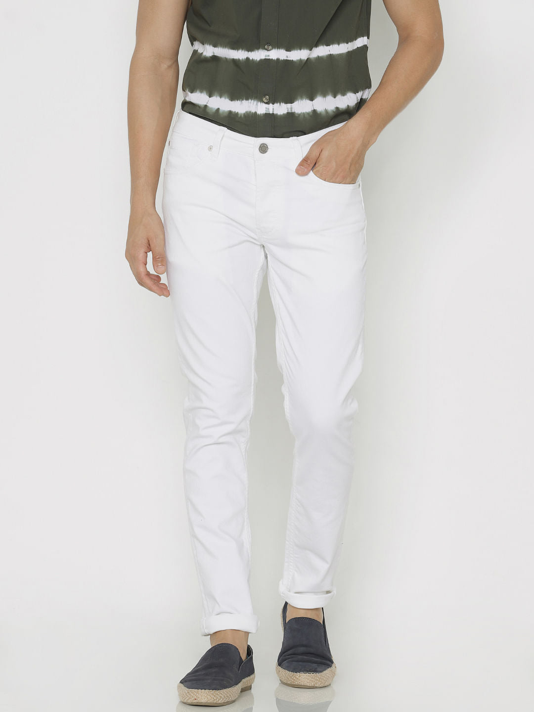 White Ben Skinny Fit Jeans
