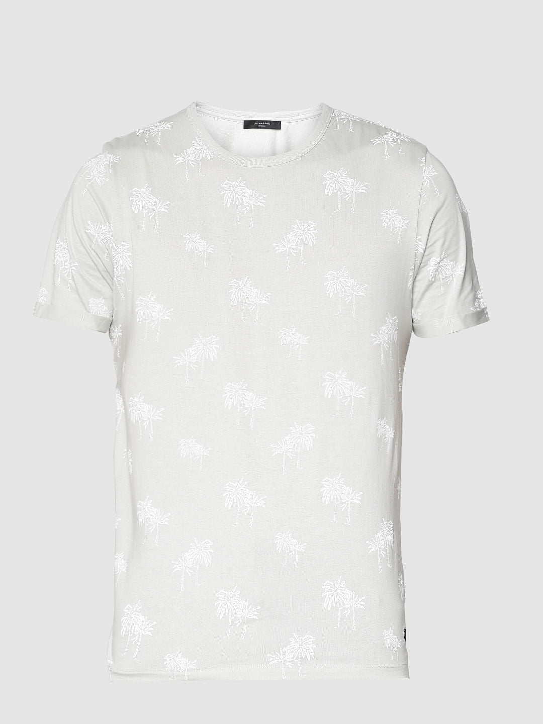 Light Grey All Over Print T-Shirt