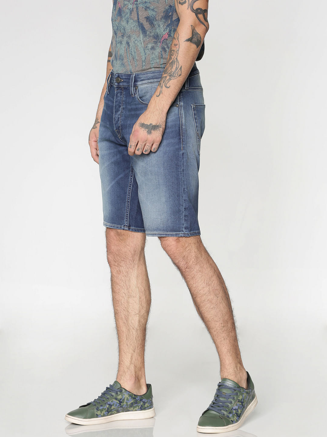 Blue Denim Shorts