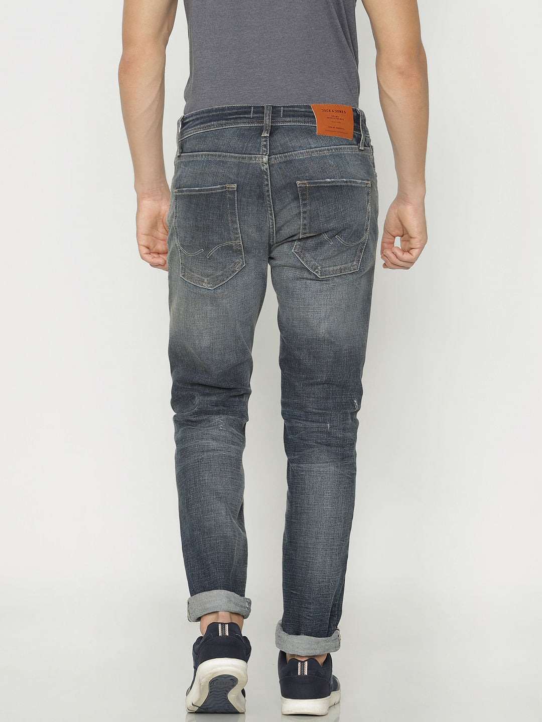 Blue Ripped Tim Anti Fit Jeans