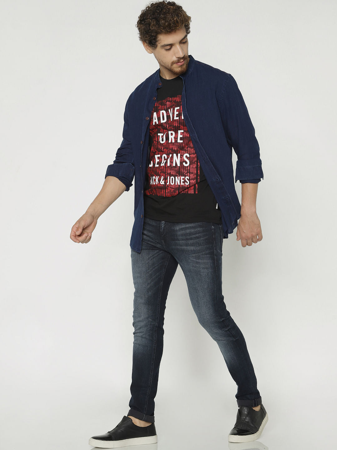 Blue Liam Skinny Fit Jeans