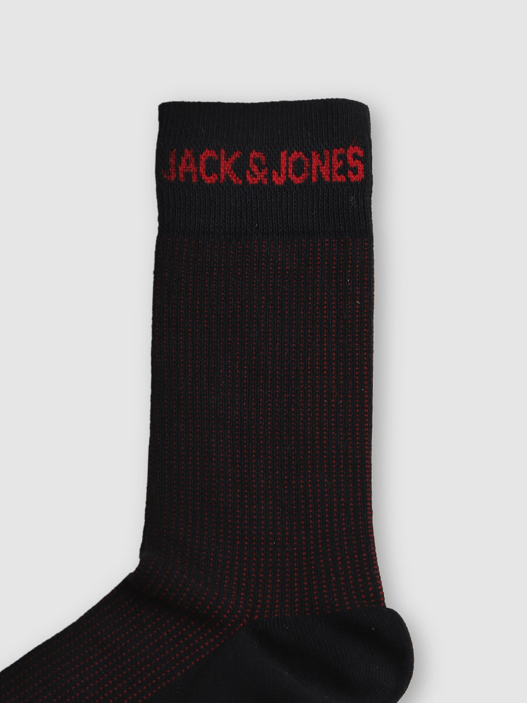 Black Mid Calf Length Socks