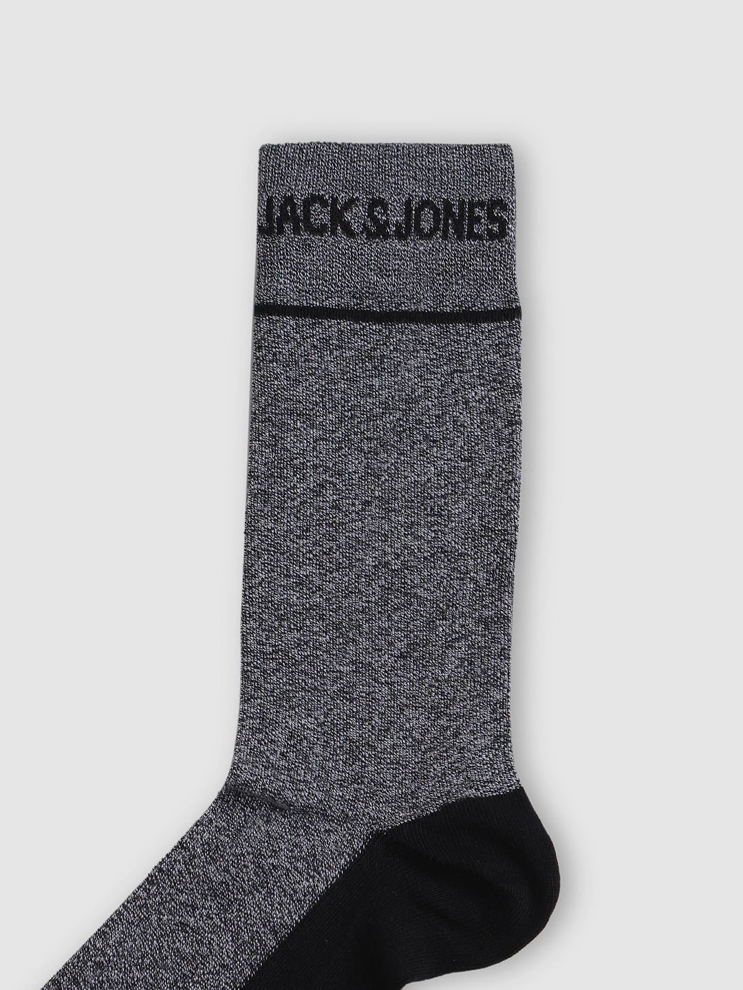 Grey Mid Calf Length Socks