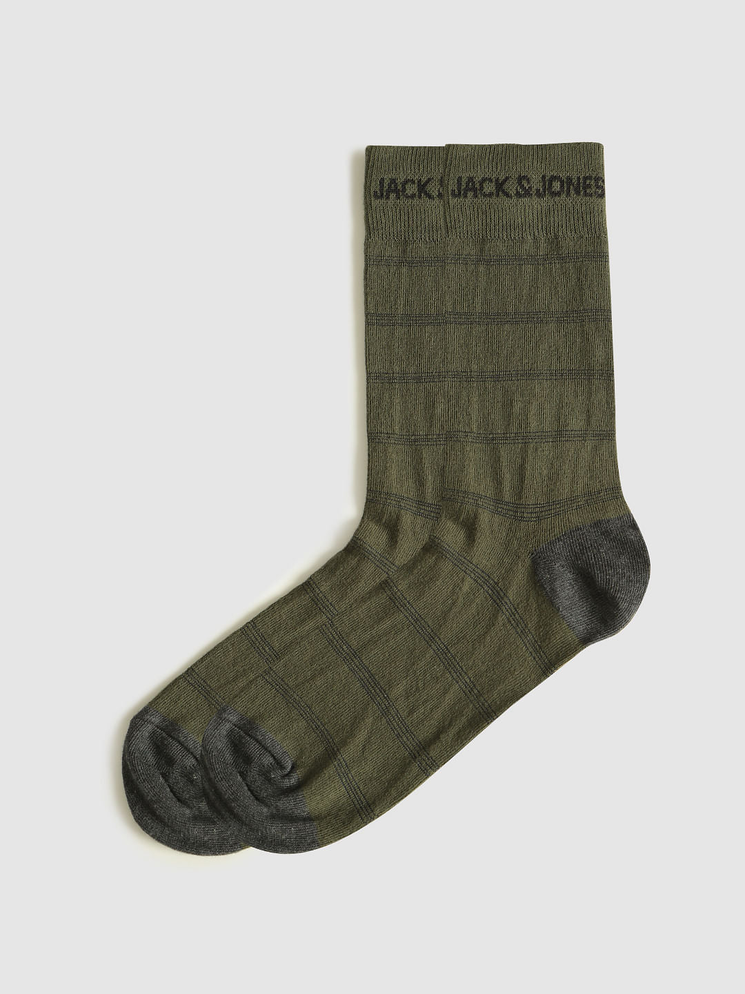 Pack Of Three Mid Calf Length Socks - Red, Green, Blue