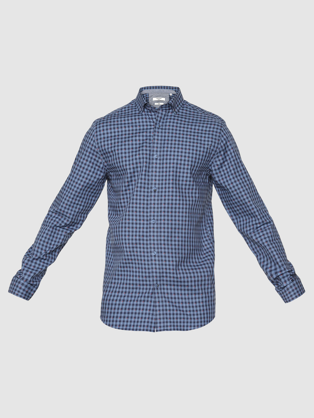 Blue Checks Full Sleeves Shirt