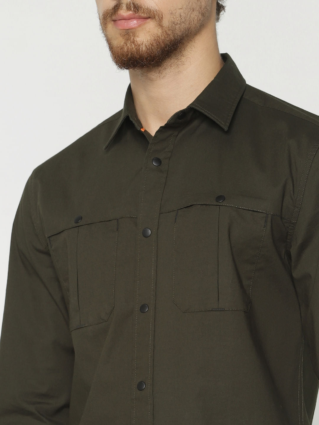 Green Full Sleeves Shirt