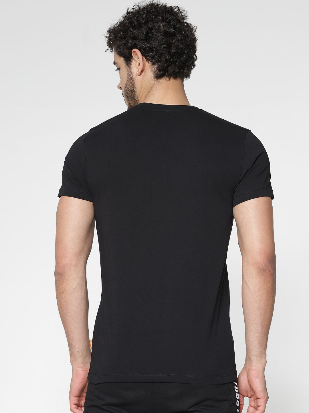 Black Slim Fit Crew Neck T-Shirt