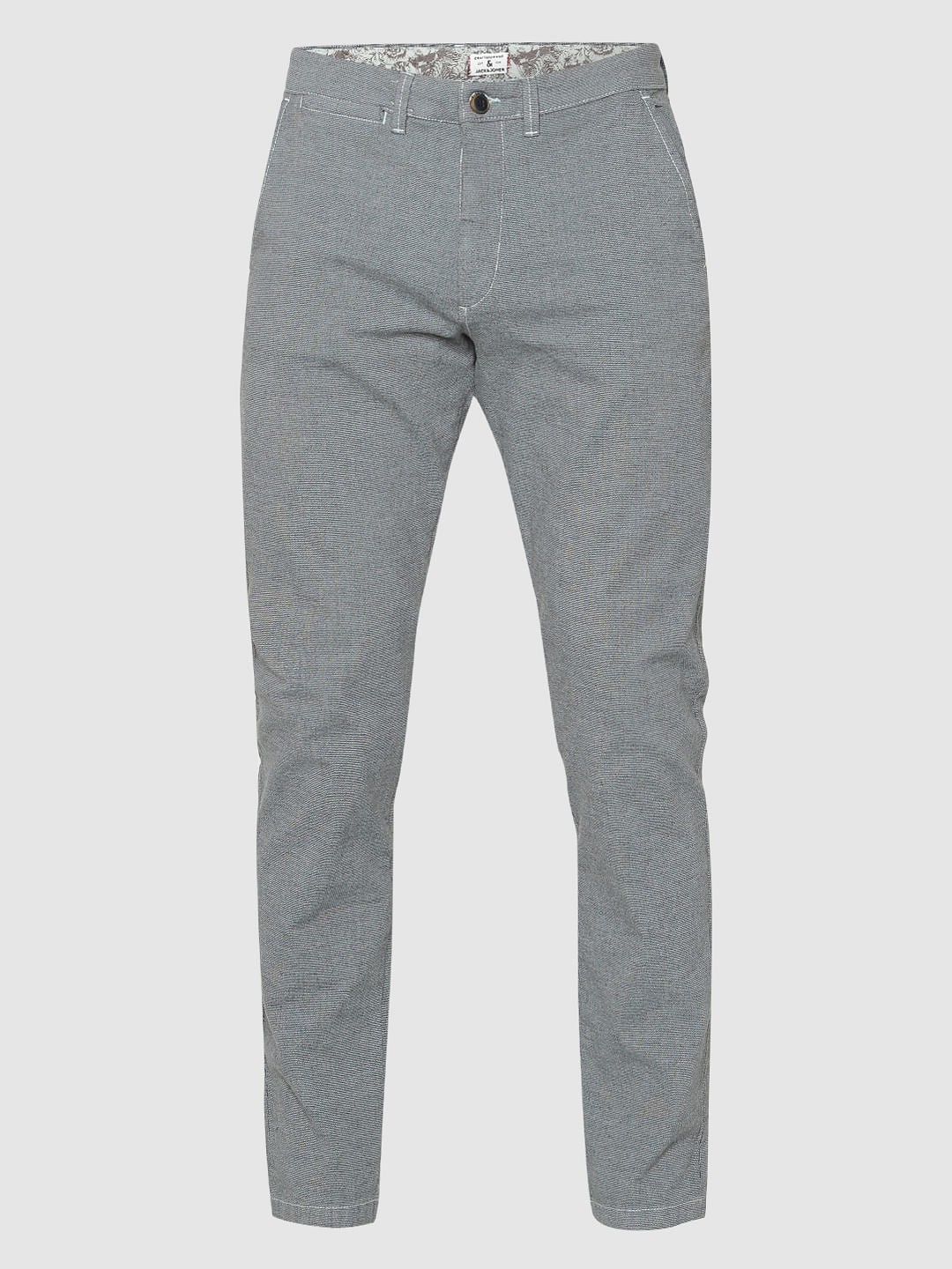 Grey Slim Fit Pants