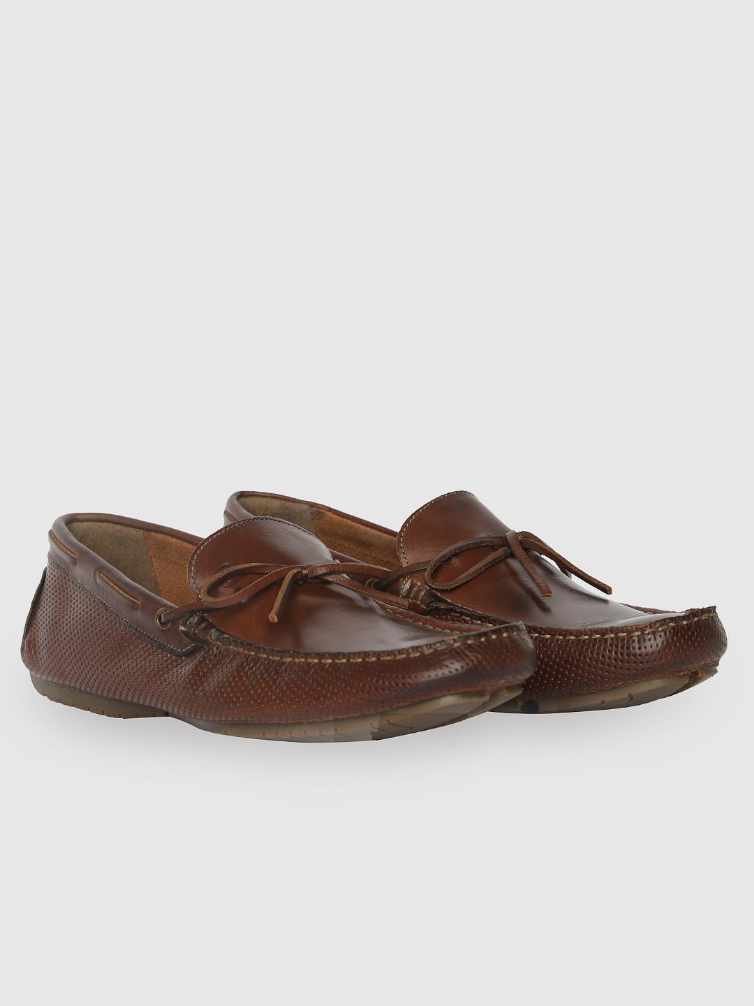 Brown Leather Loafers
