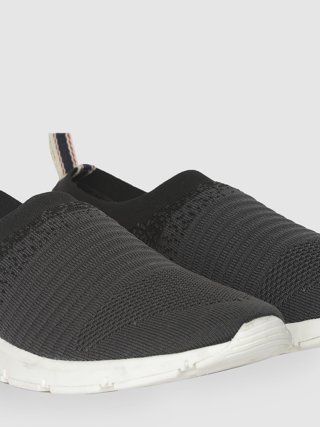 Black Slip On Sneakers
