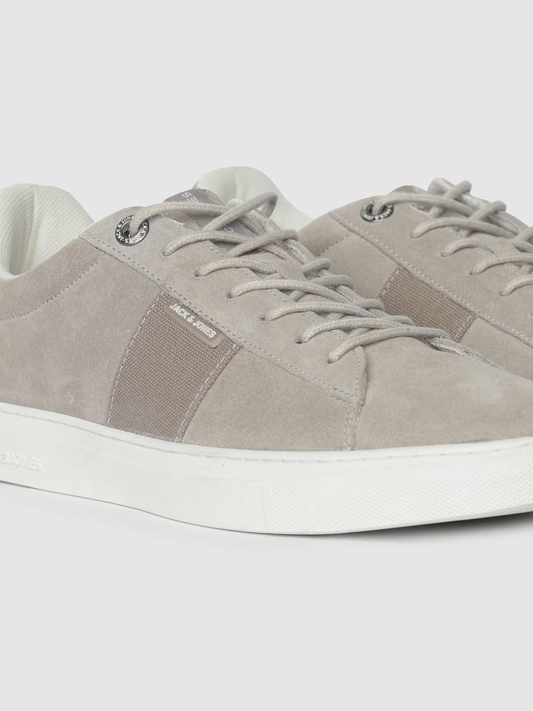 Grey Suede Sneakers