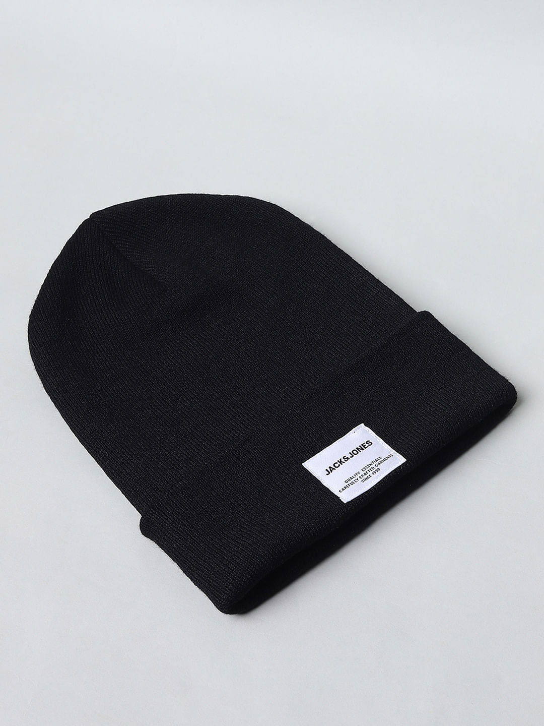 Black Knitted Beanie