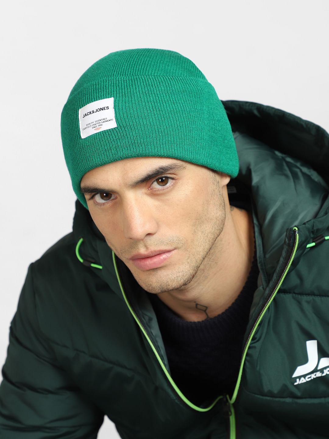 Green Beanie