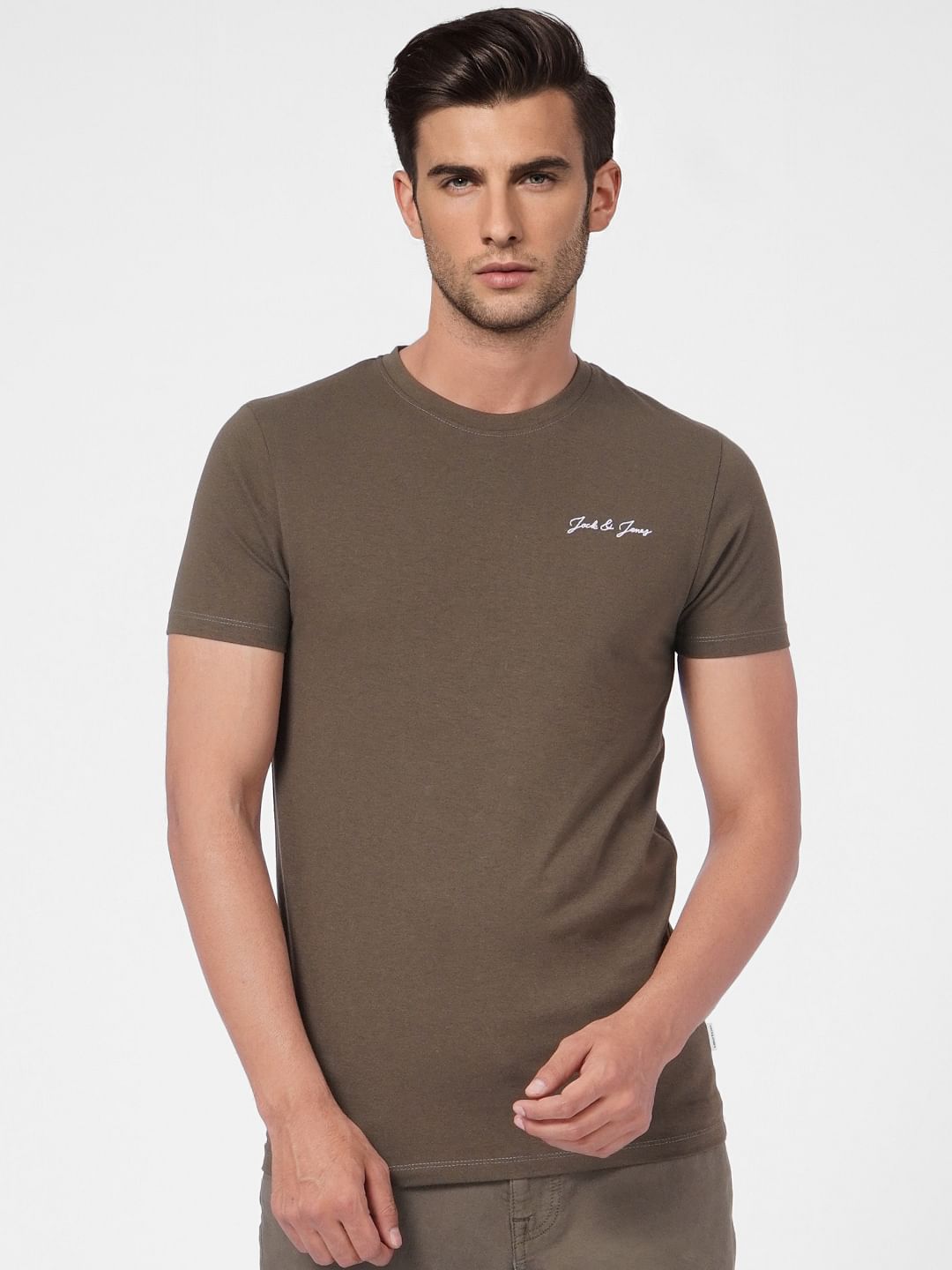 Olive Crew Neck T-shirt