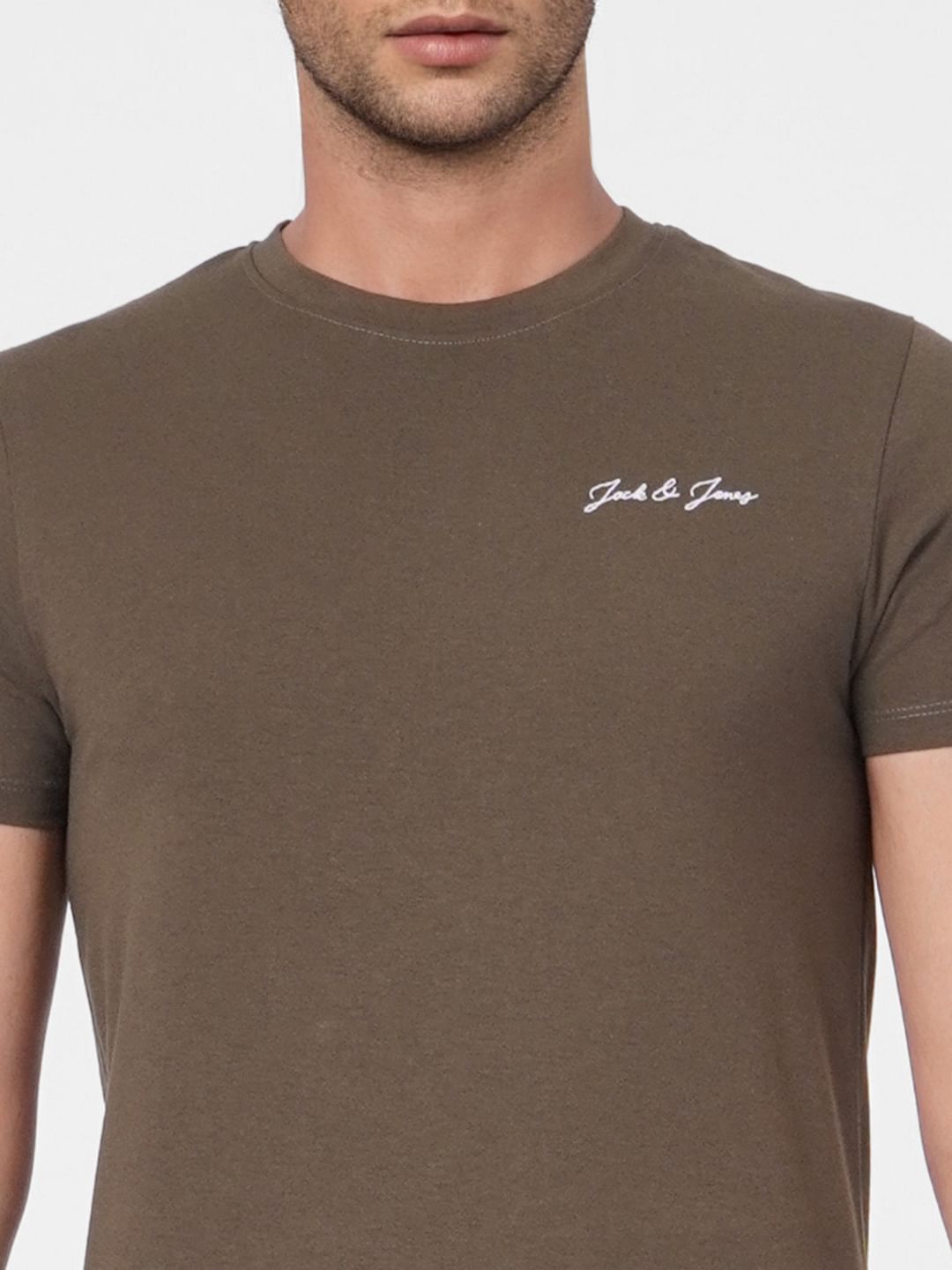 Olive Crew Neck T-shirt