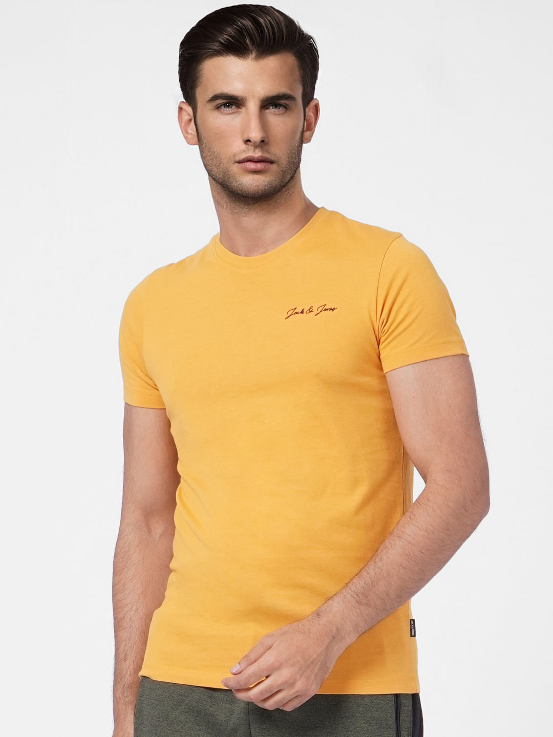 Yellow Crew Neck T-shirt