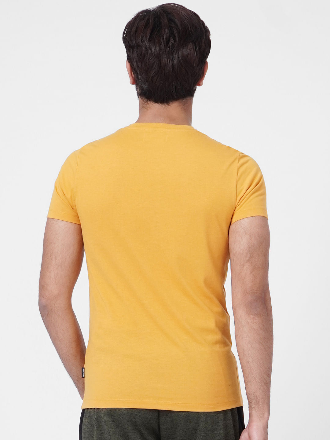 Yellow Crew Neck T-shirt