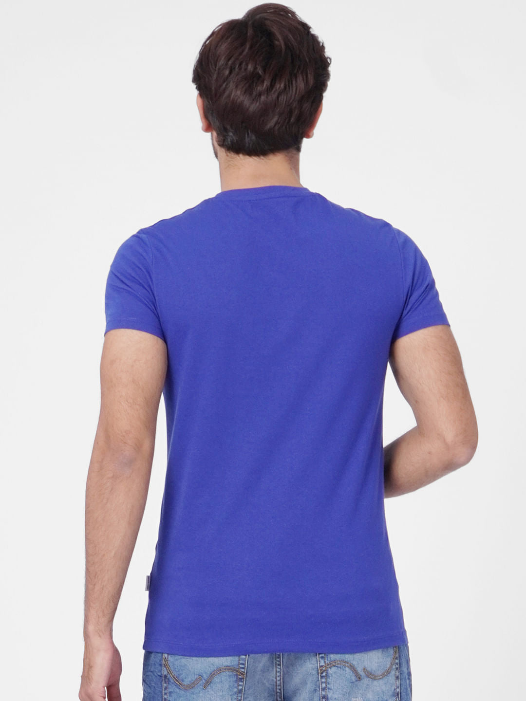 Dark Blue Crew Neck T-shirt