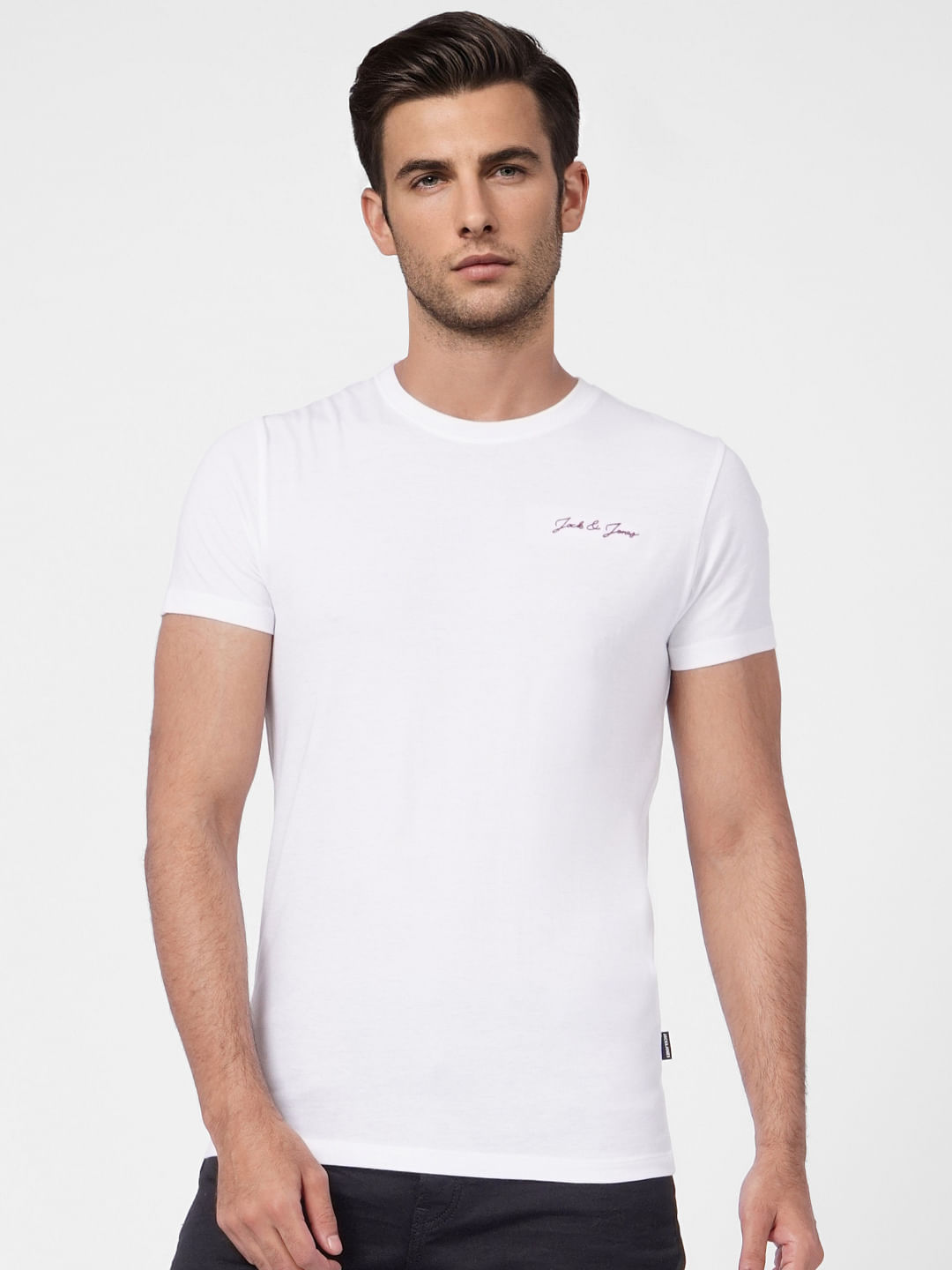 White Crew Neck T-shirt
