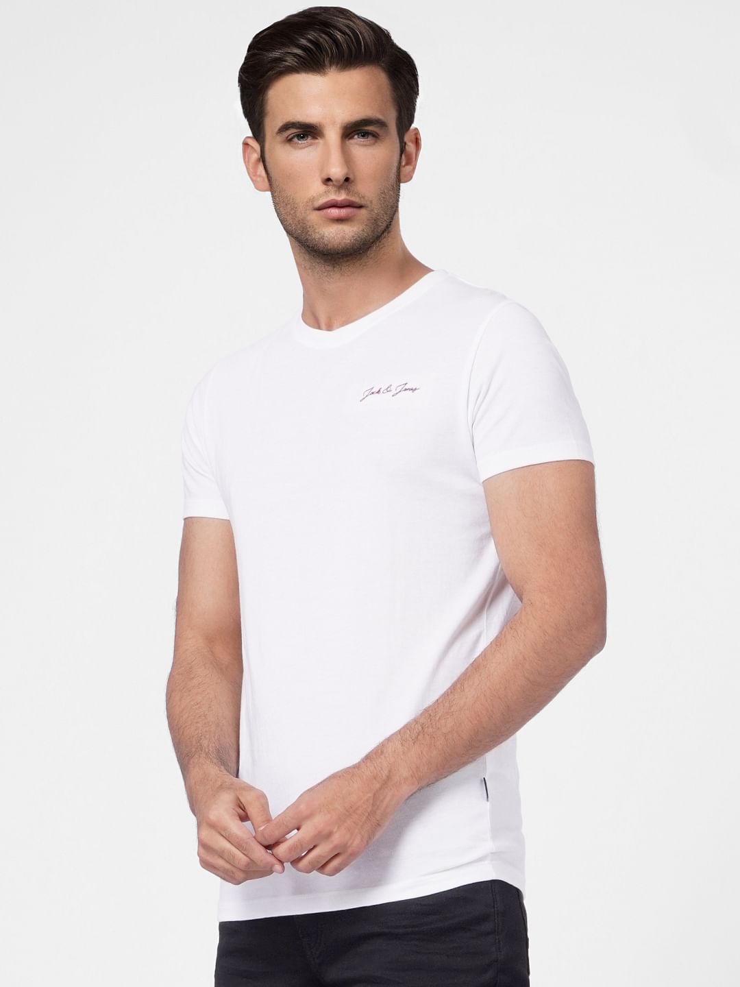 White Crew Neck T-shirt