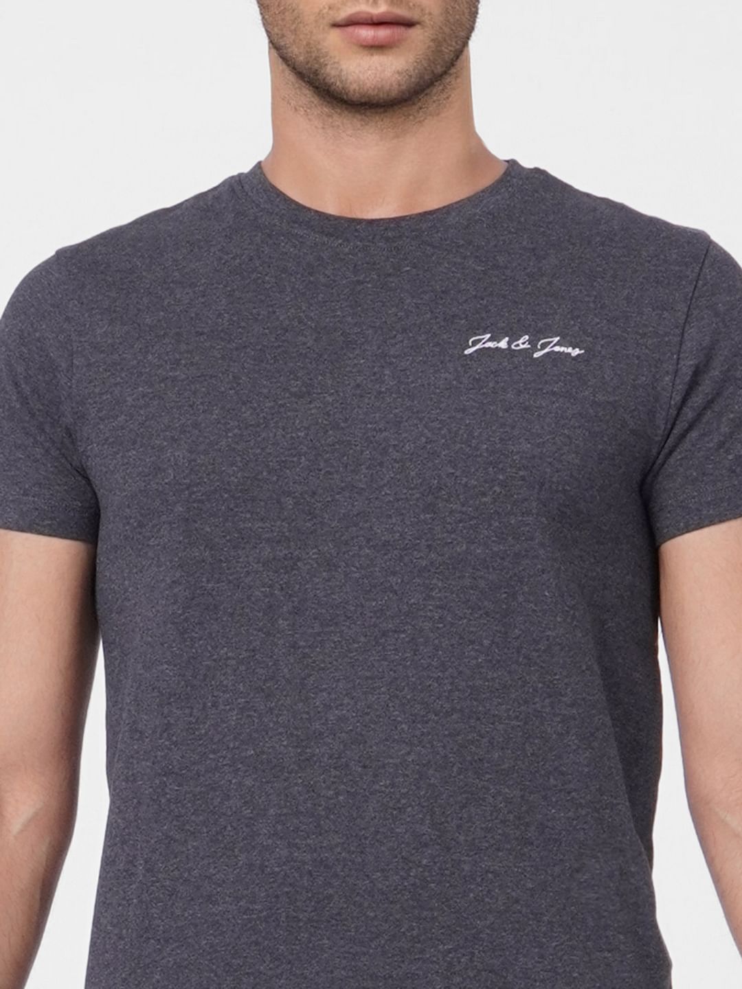 Dark Grey Crew Neck T-shirt
