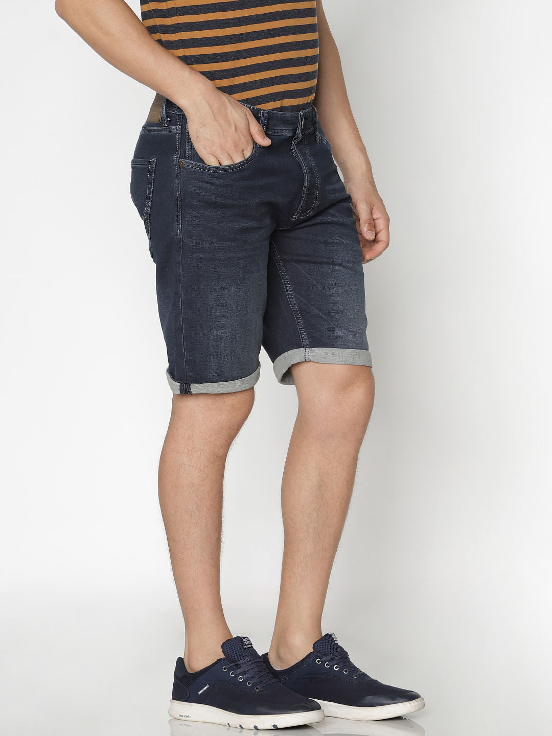 Blue Denim Shorts
