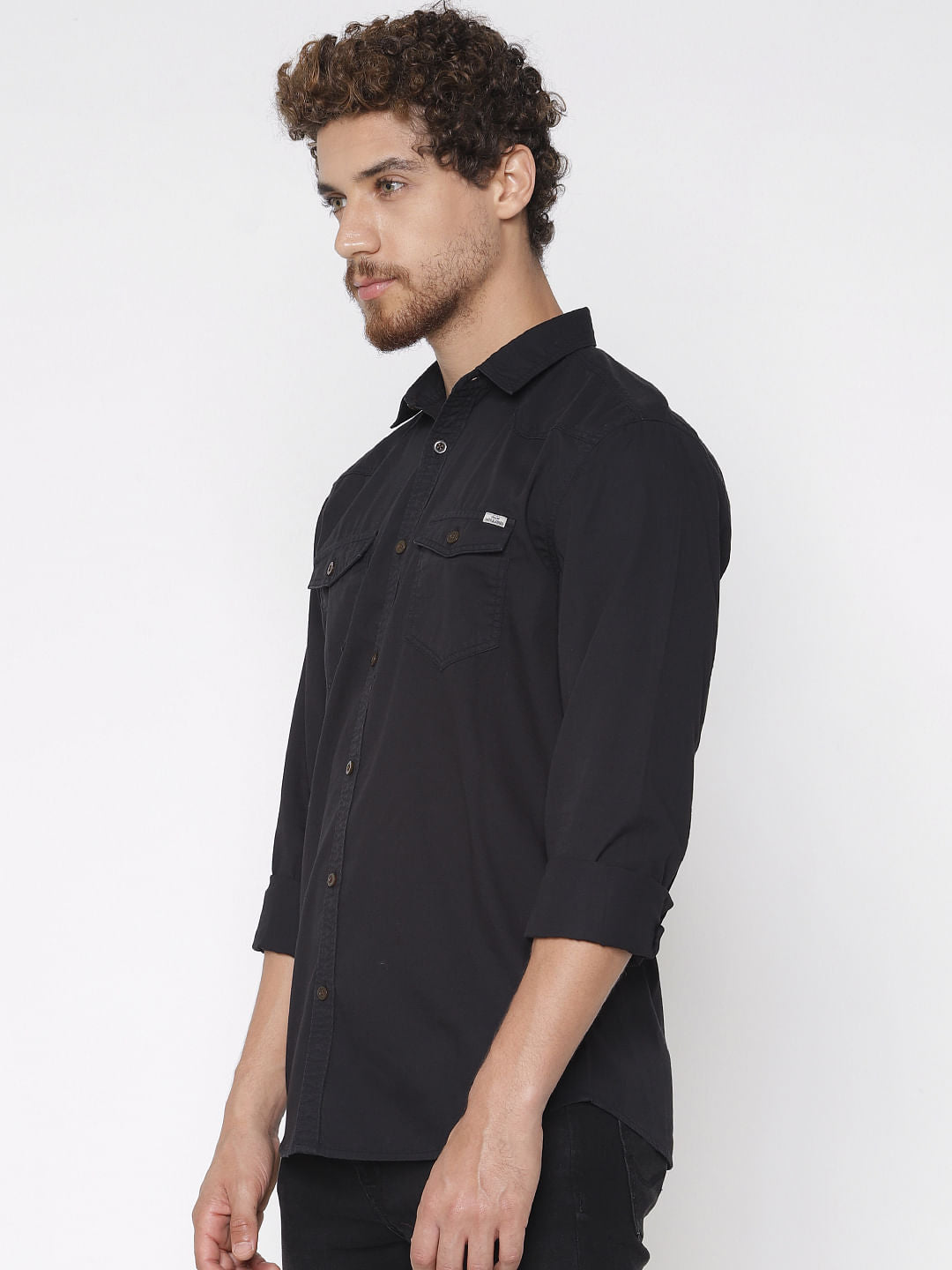 Black Full Sleeves Shirt