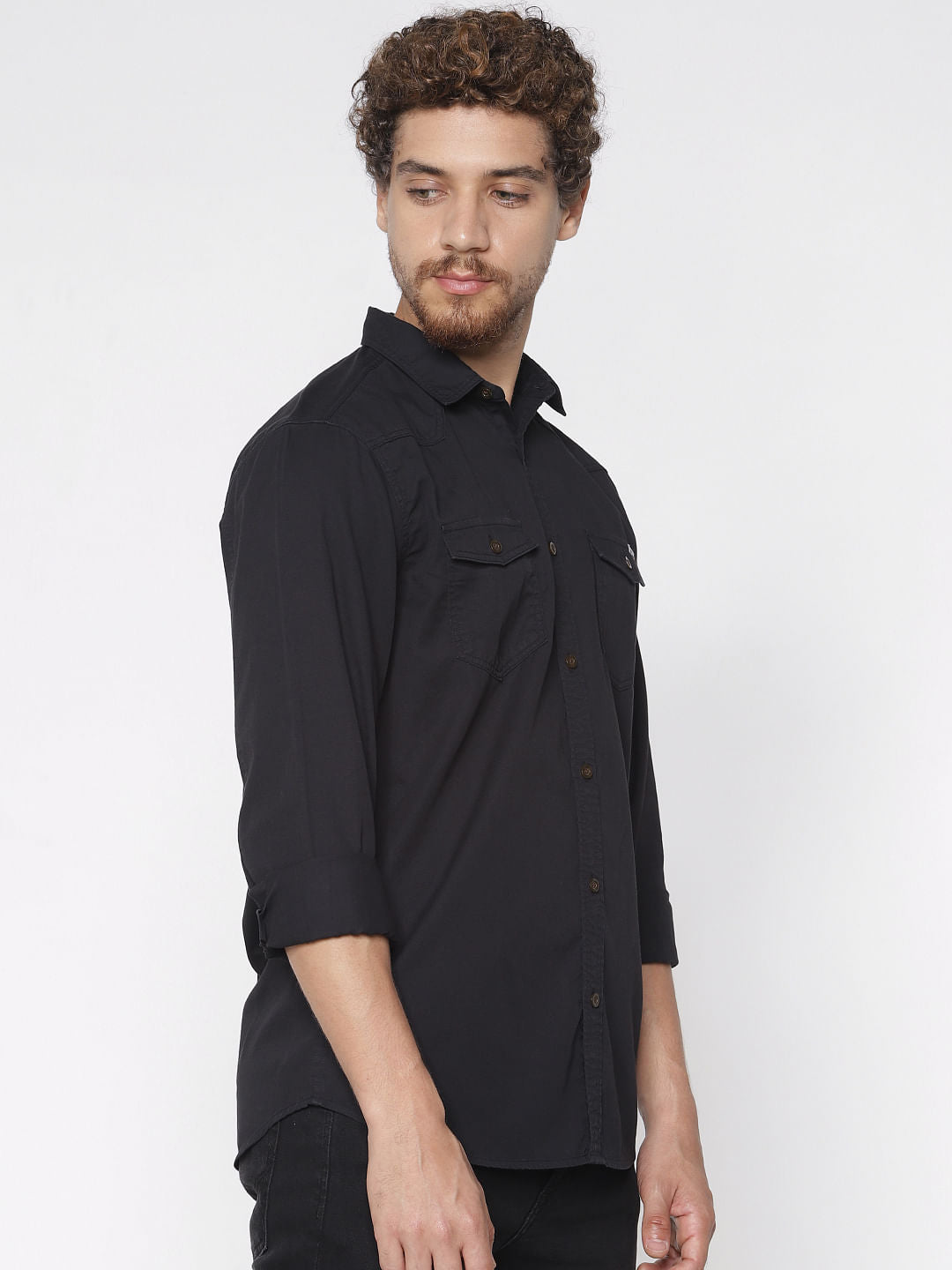 Black Full Sleeves Shirt