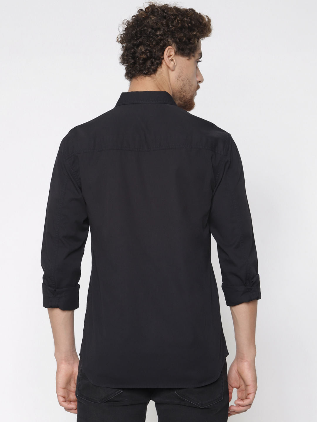 Black Full Sleeves Shirt
