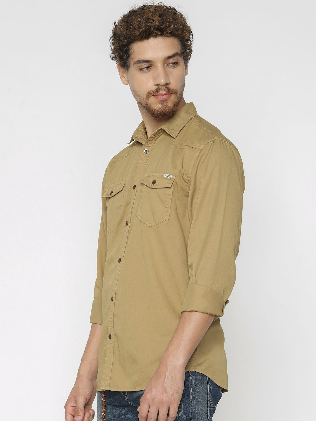 Brown Full Sleeves Shirt