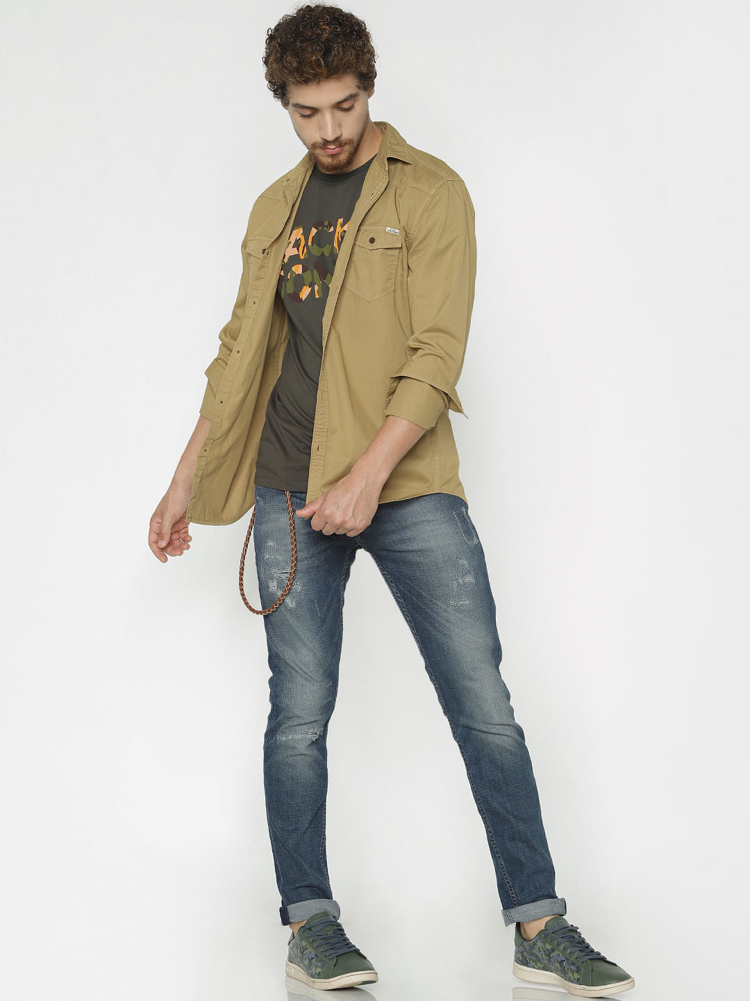Brown Full Sleeves Shirt