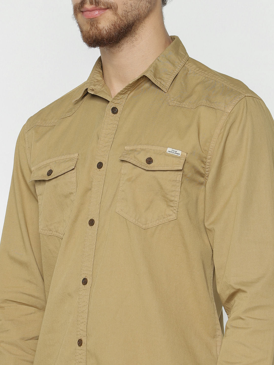 Brown Full Sleeves Shirt