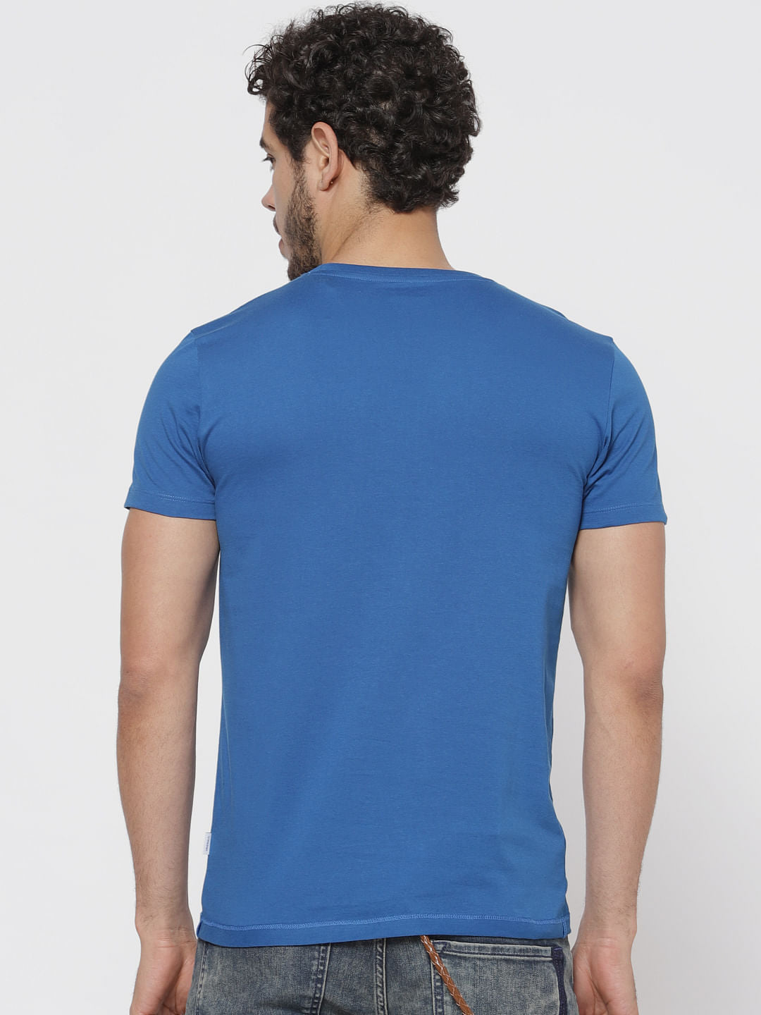 Blue Graphic Print T-Shirt