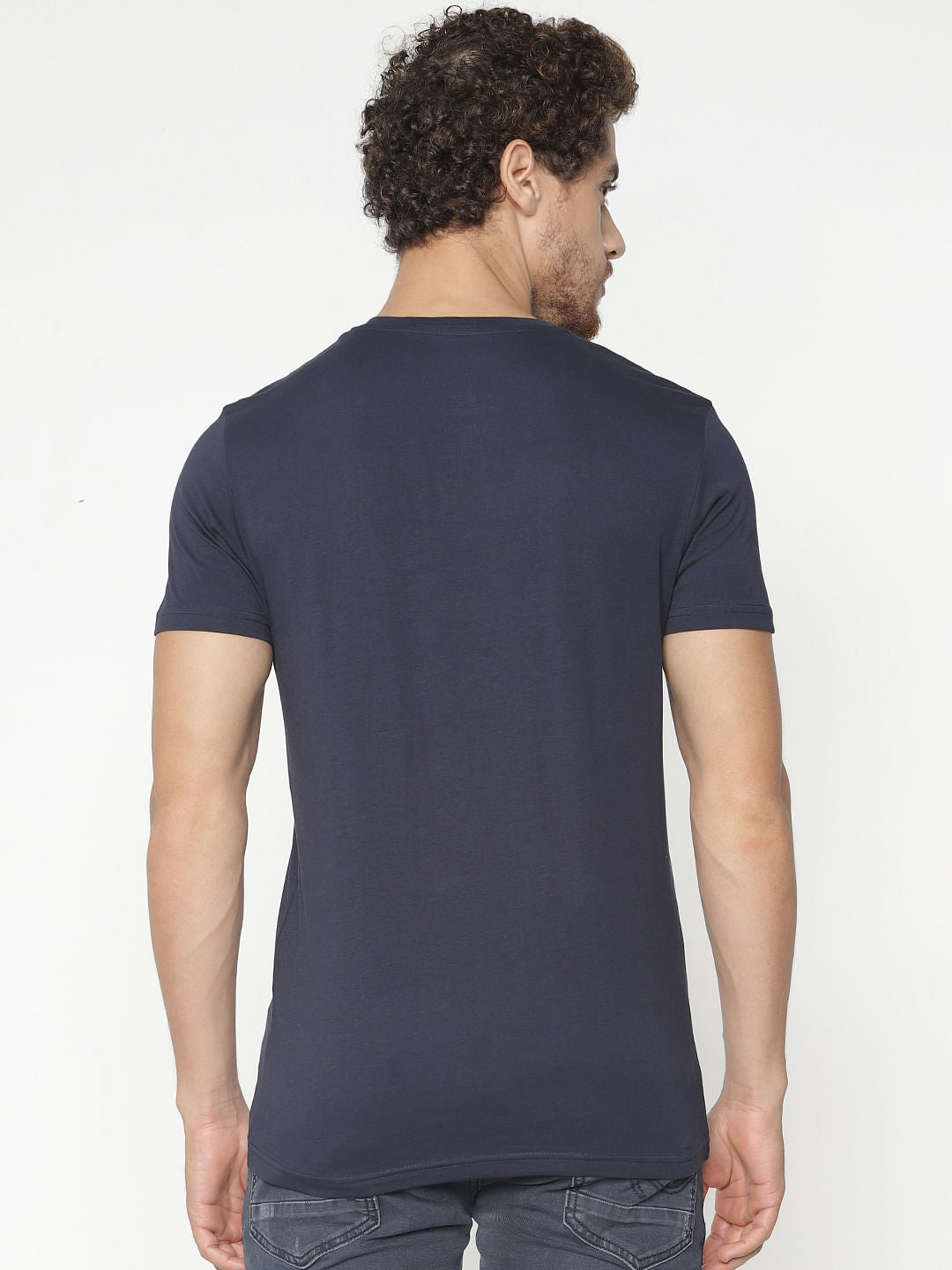 X Got Blue House Stark Crew Neck T-Shirt