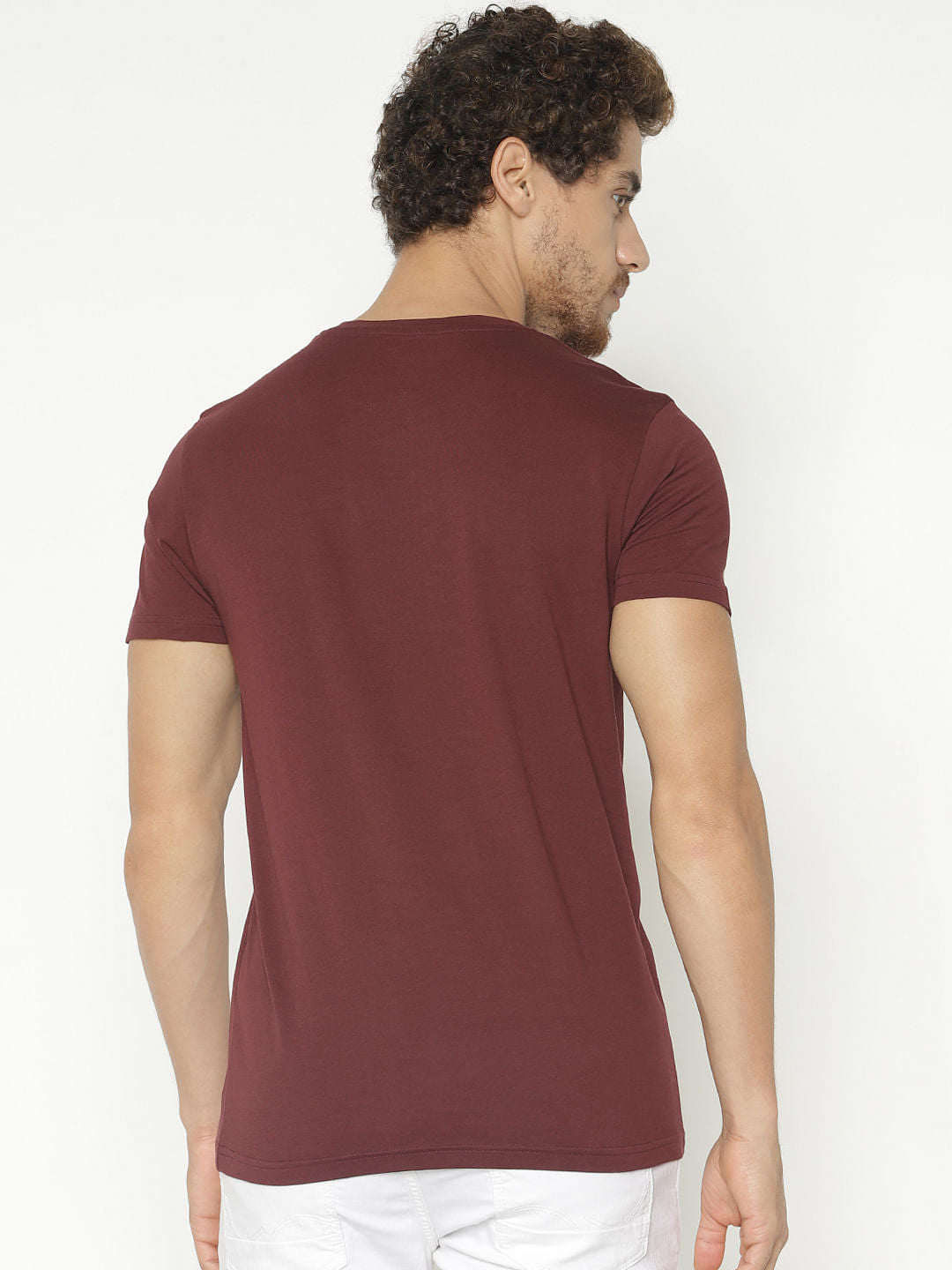 X Got Burgundy House Targaryen Crew Neck T-Shirt