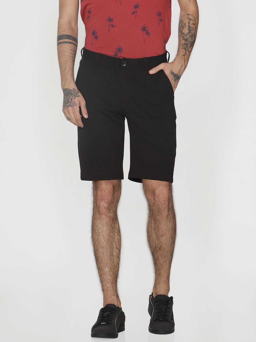 Black Chino Shorts